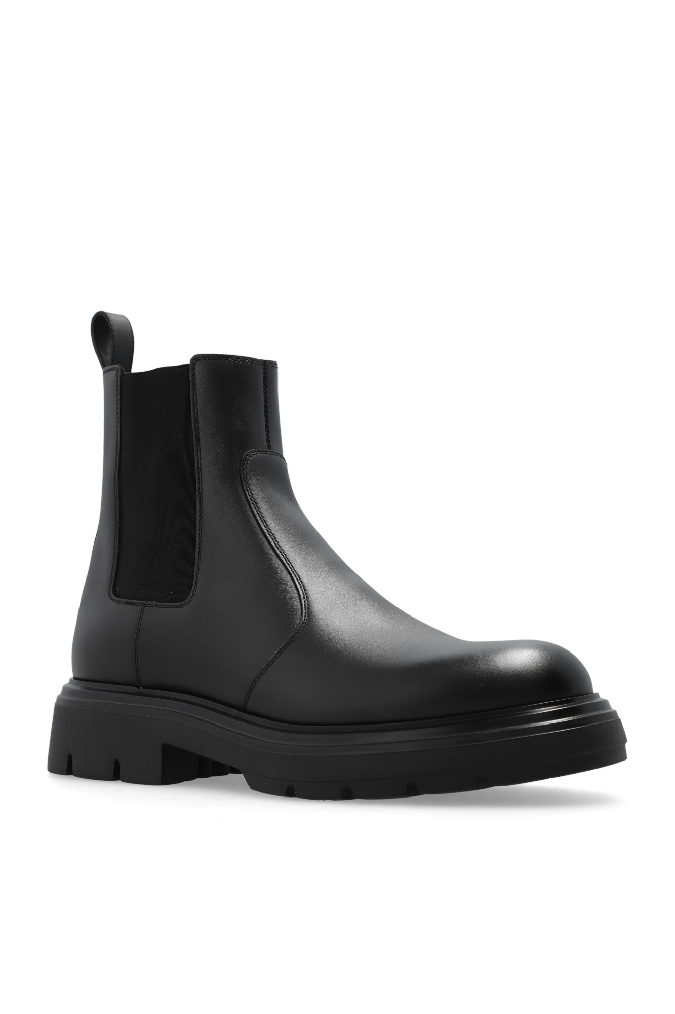 Ferragamo black clearance boots